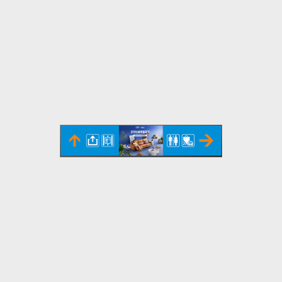 47.6 インチ両面 Android Bar-TFT 広告サポート輝度カスタマイズ