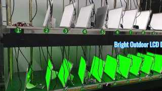 15インチTFTディスプレイ高輝度ソリューション