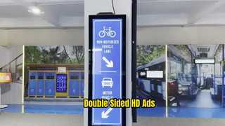 47.6インチ両面LCD広告機