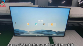 75 インチの高輝度 LCD ディスプレイ 3840*2160 V-By-One 4000 Nit ディスプレイ